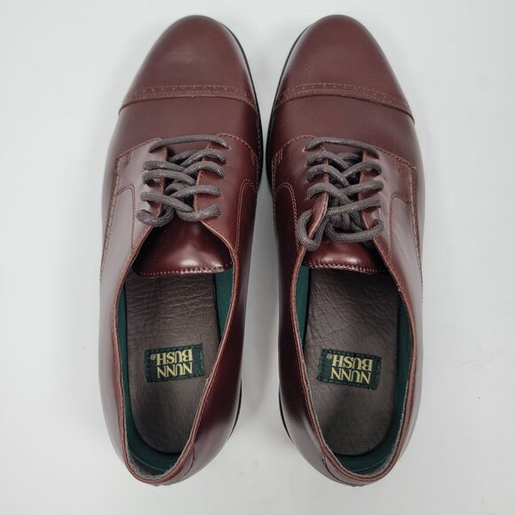 Nunn Bush Men's Brown Cap Toe Leather Shoes 83767-51 US Size 12M NWB - Picture 7 of 10